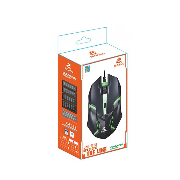 ماوس - JEQANG-WIRED-GAMING-LIGHT-UP-MOUSE-JM-318