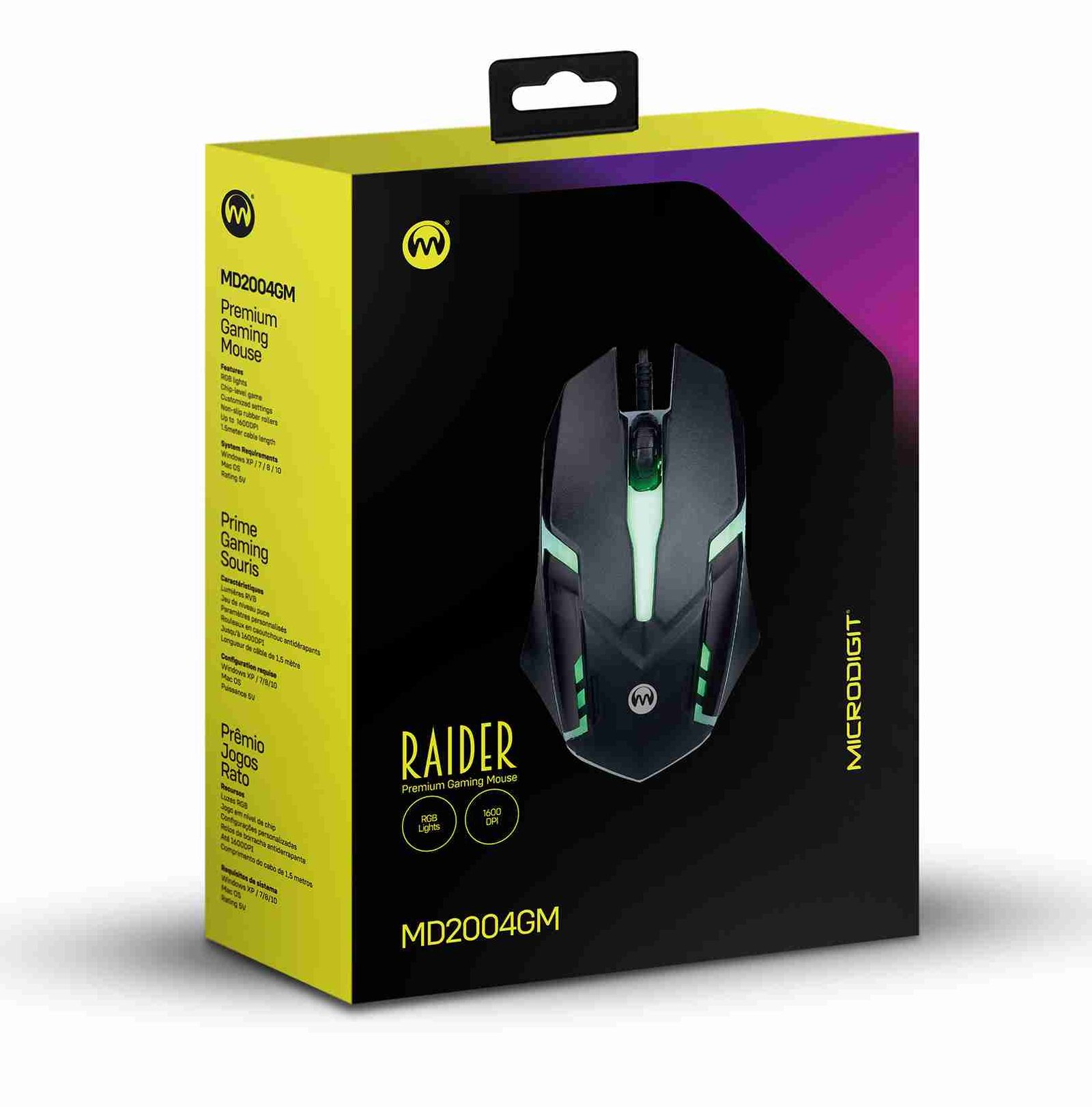 ماوس RAIDER-PREMIUM-GAMING-MOUSE-MD2004GM