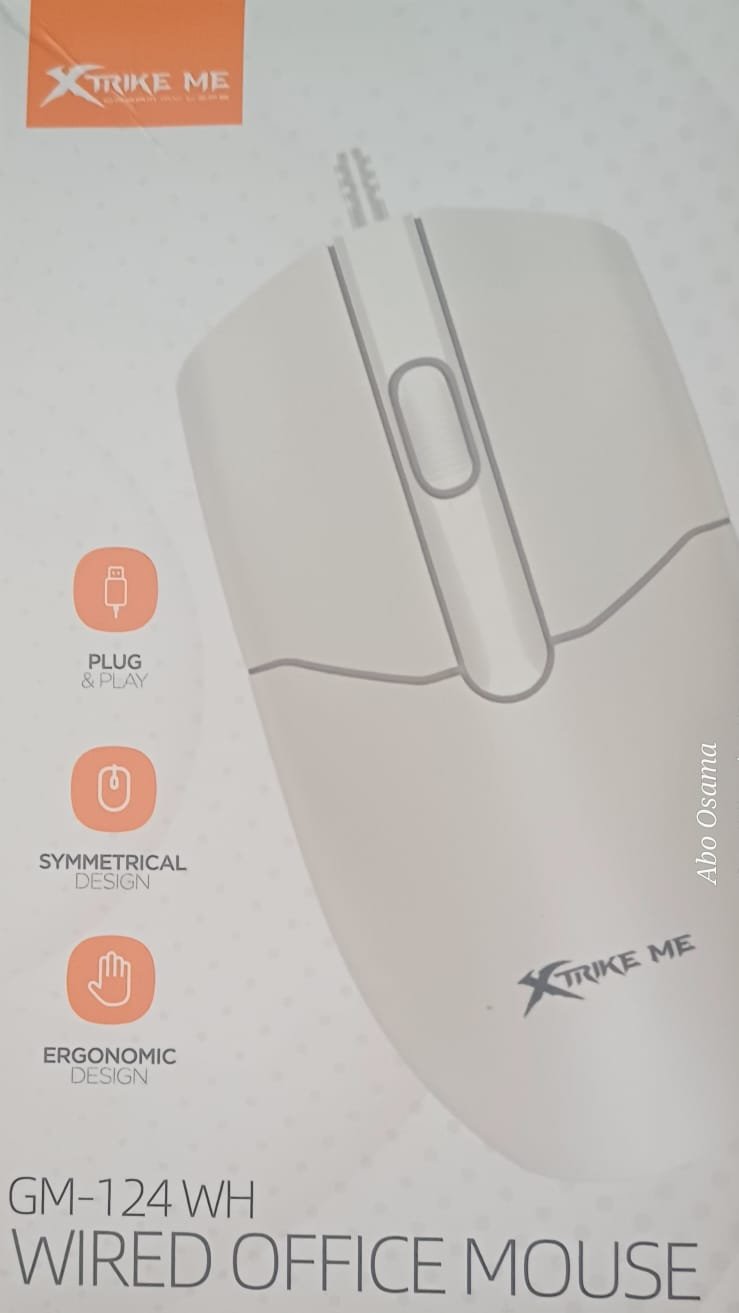 ماوس-XTRIK-ME-XT-GM-124-WH-WHITE