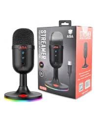مايك-اسود-ASA-STREAMER-PORTABLE-MICROPHONE-MS100
