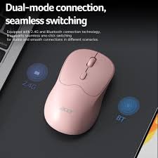 ماوس -وردي-ذهبي-ACER-2.4G-WIRELESS-MOUSE-OMR-268