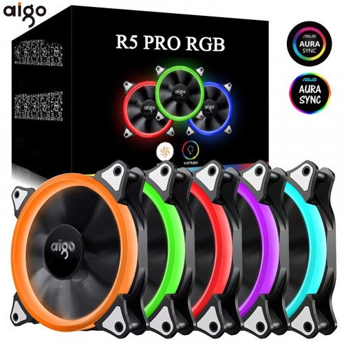 مروحة AIGO-120M-RGB